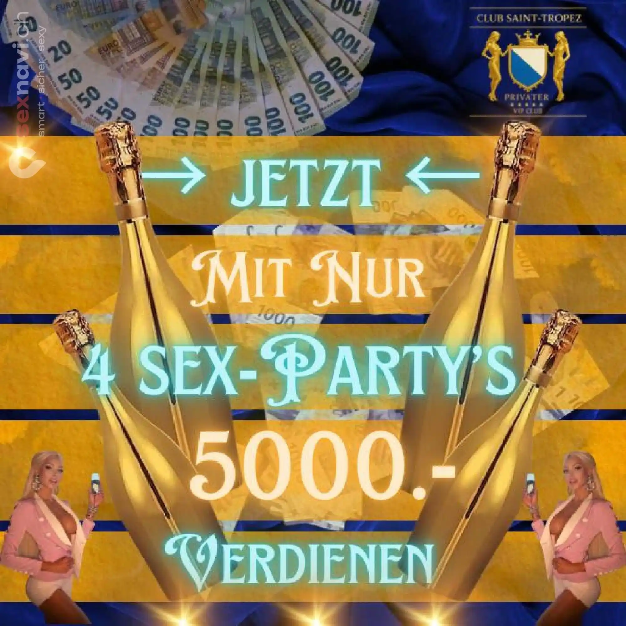 5.000.- & mehr ! 💎 VIP Gentleman Club Z&uuml;rich Z&uuml;rich Umgebung, Volketswil, Basel, Z&uuml;rich Stadt, Schweiz